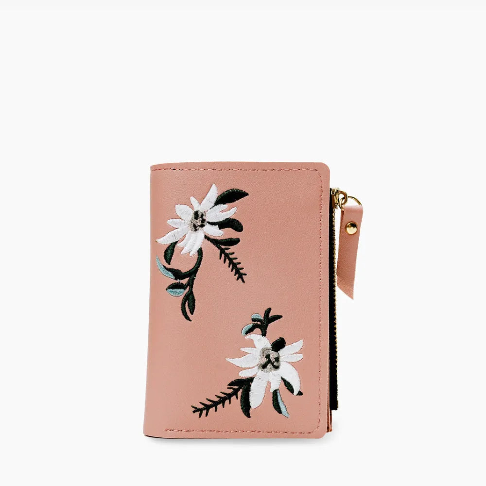 Fleur | Embroidered Wallet